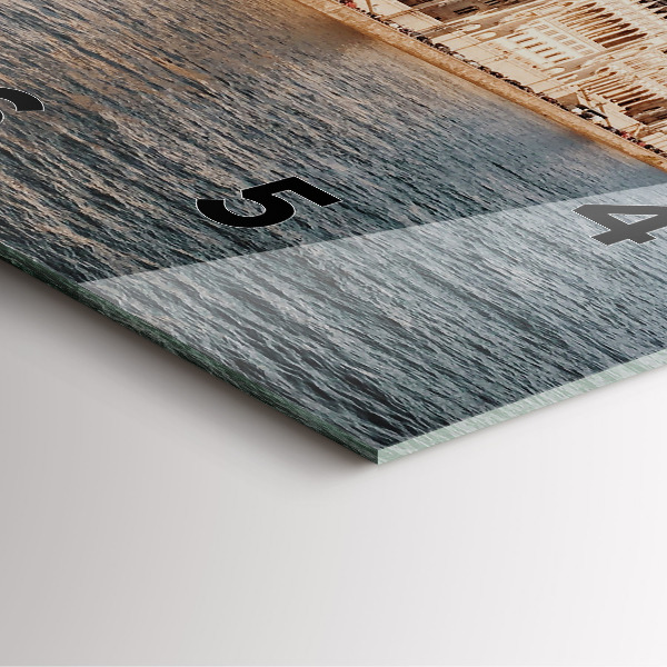 Reloj de pared cuadrado Parlamento en Budapest