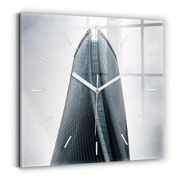 Reloj de pared cuadrado Rascacielos de Milán