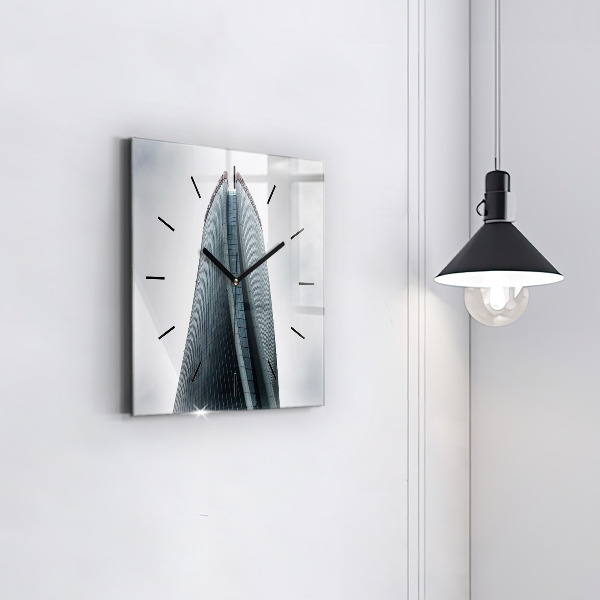 Reloj de pared cuadrado Rascacielos de Milán