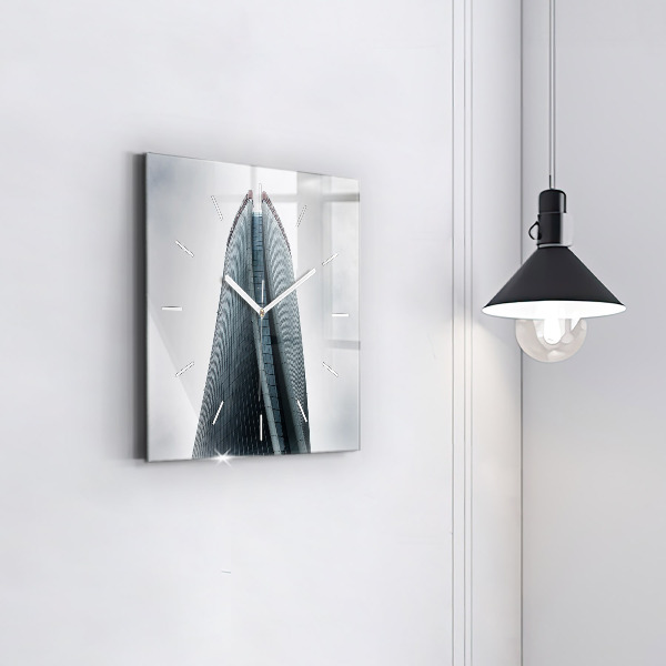 Reloj de pared cuadrado Rascacielos de Milán