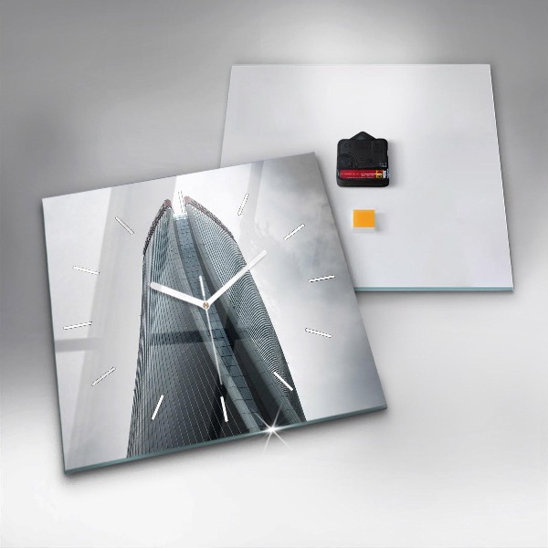 Reloj de pared cuadrado Rascacielos de Milán