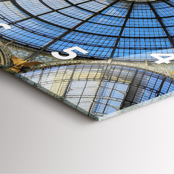 Reloj cuadrado Centro comercial de Milán