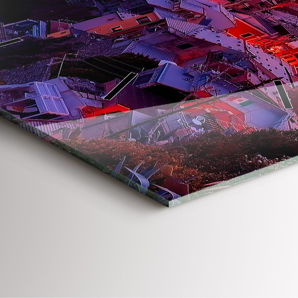 Reloj cuadrado Pie de foto