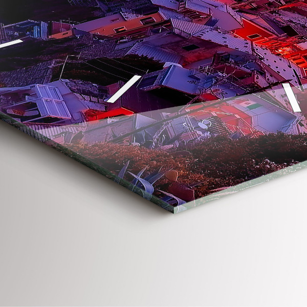 Reloj cuadrado Pie de foto