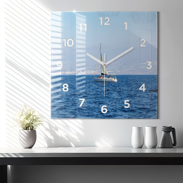 Reloj de pared cuadrado Yate en Tenerife