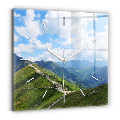 Reloj de pared cuadrado Kasprowy Wierch Zakopane