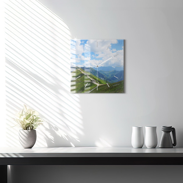 Reloj de pared cuadrado Kasprowy Wierch Zakopane