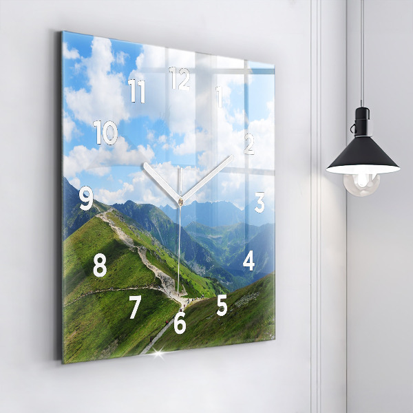 Reloj de pared cuadrado Kasprowy Wierch Zakopane