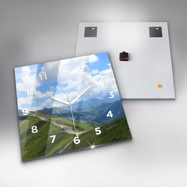 Reloj de pared cuadrado Kasprowy Wierch Zakopane