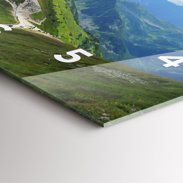 Reloj de pared cuadrado Kasprowy Wierch Zakopane