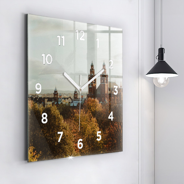 Reloj de pared cuadrado Galería de arte en Glasgow