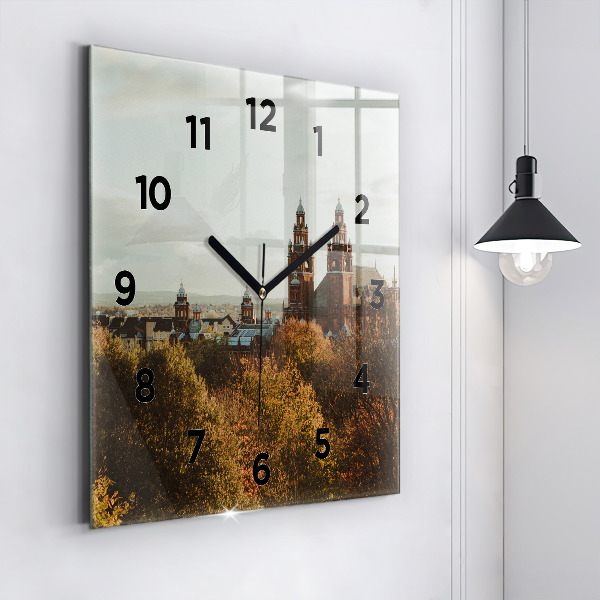 Reloj de pared cuadrado Galería de arte en Glasgow
