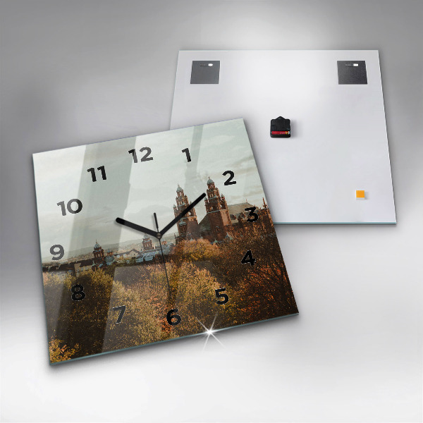 Reloj de pared cuadrado Galería de arte en Glasgow