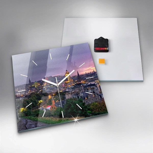 Reloj cuadrado Edimburgo desde Calton Hill