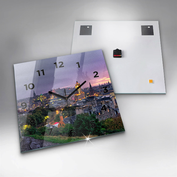 Reloj cuadrado Edimburgo desde Calton Hill