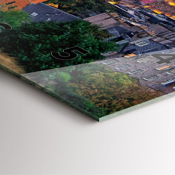 Reloj cuadrado Edimburgo desde Calton Hill