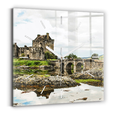 Reloj cuadrado Castillo de Eilean Donan Escocia