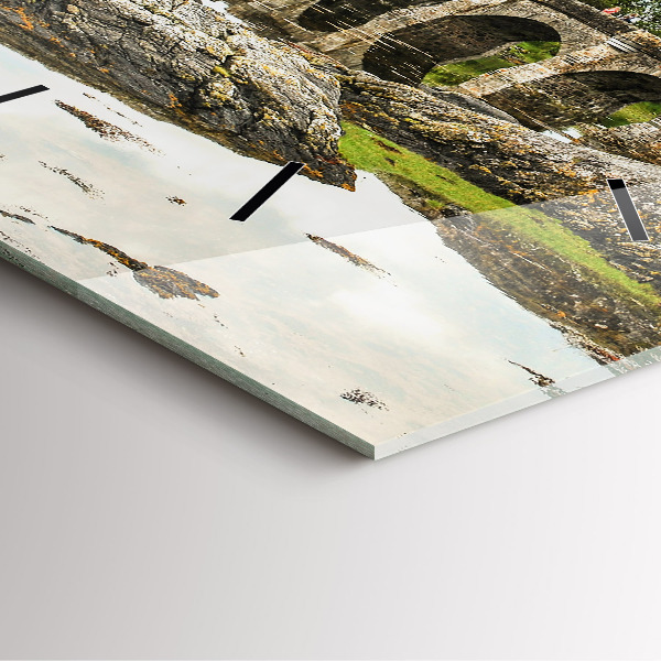 Reloj cuadrado Castillo de Eilean Donan Escocia