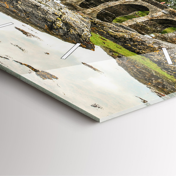 Reloj cuadrado Castillo de Eilean Donan Escocia