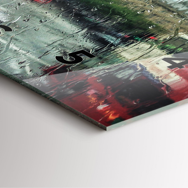 Reloj cuadrado Londres lluvioso