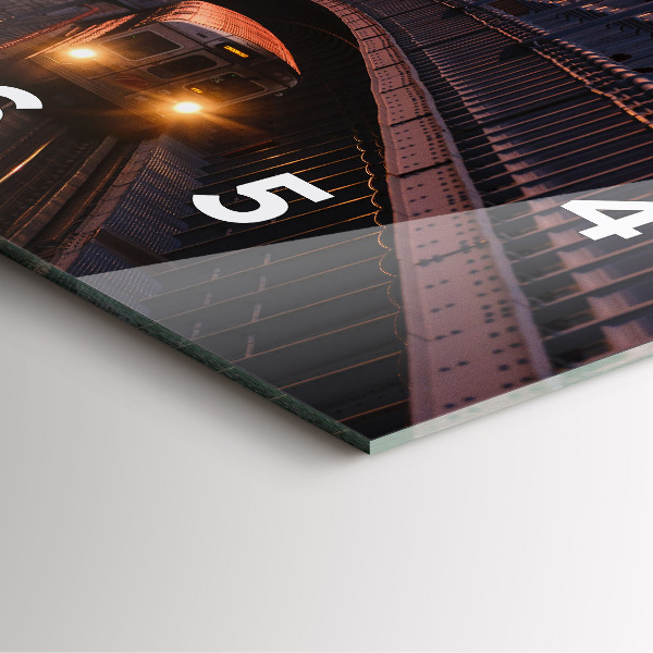 Reloj cuadrado Puente Benjamin Franklin