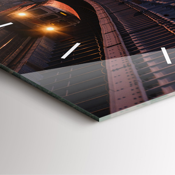 Reloj cuadrado Puente Benjamin Franklin