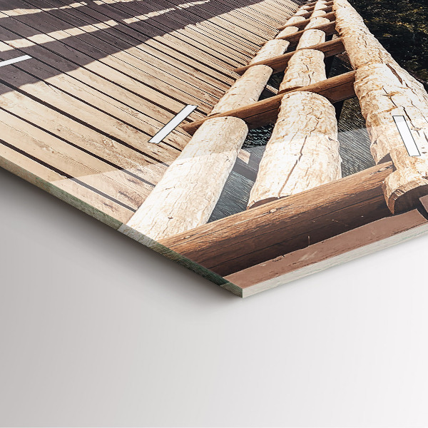 Reloj de pared cuadrado Montañas en Yellowstone