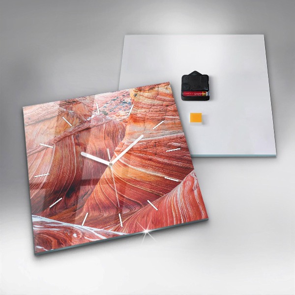 Reloj de pared cuadrado Pintoresco Gran Cañón