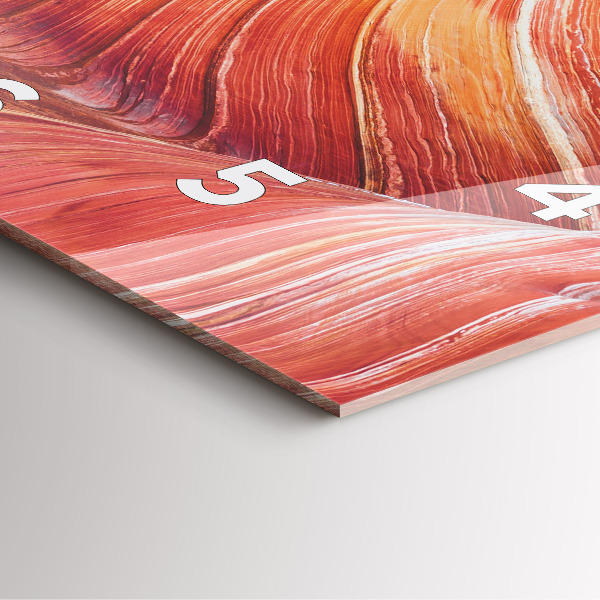 Reloj de pared cuadrado Pintoresco Gran Cañón