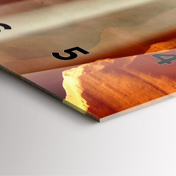 Reloj cuadrado Cañón del desierto