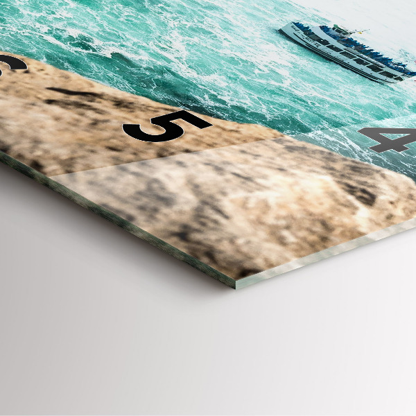 Reloj cuadrado Barco en el Niágara