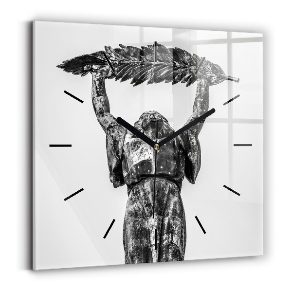 Reloj cuadrado La Estatua de la Libertad en Budapest