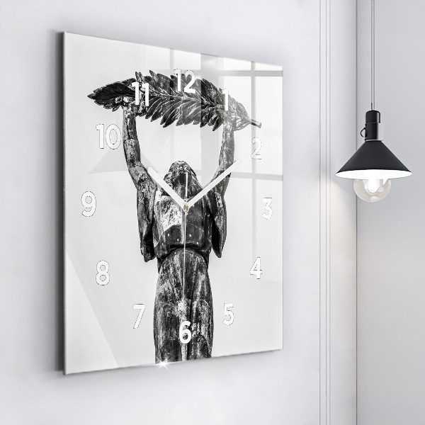 Reloj cuadrado La Estatua de la Libertad en Budapest