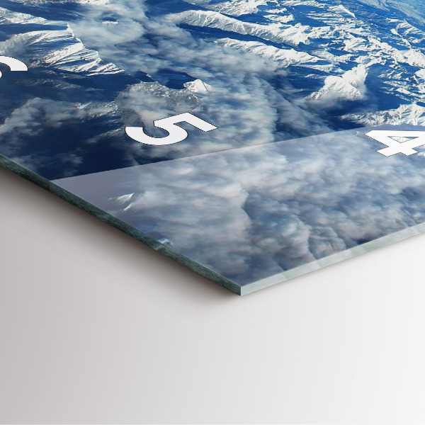 Reloj de pared cuadrado Barco de pesca en el puerto