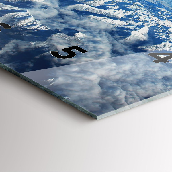 Reloj de pared cuadrado Barco de pesca en el puerto