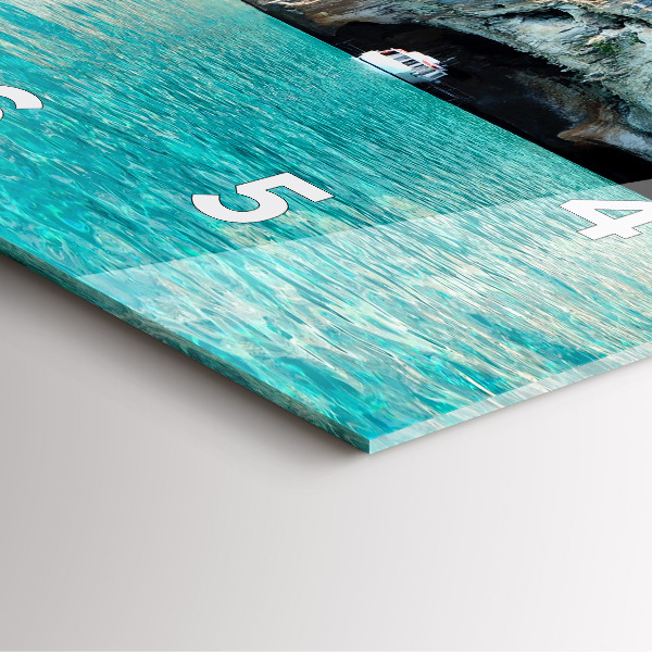 Reloj de pared cuadrado Cueva submarina