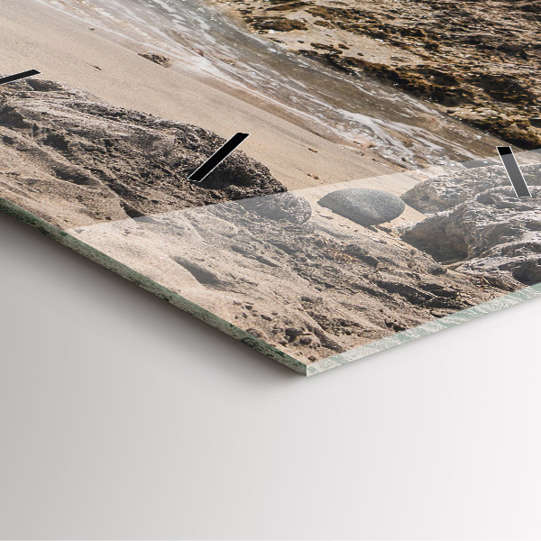 Reloj cuadrado Vista del mar Mediterráneo