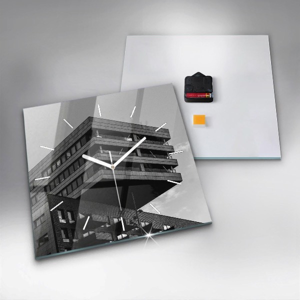 Reloj de pared cuadrado Arquitectura en Amsterdam