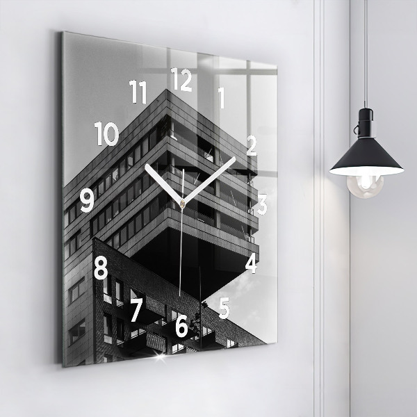 Reloj de pared cuadrado Arquitectura en Amsterdam