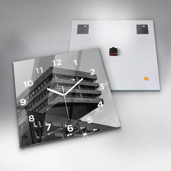 Reloj de pared cuadrado Arquitectura en Amsterdam