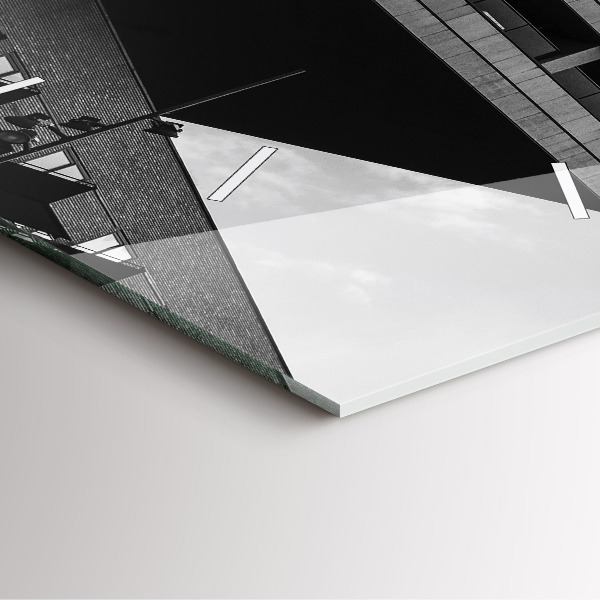 Reloj de pared cuadrado Arquitectura en Amsterdam