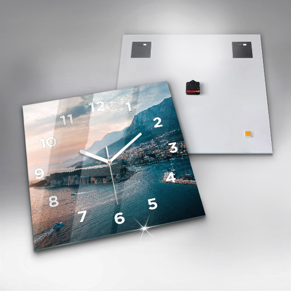 Reloj de pared cuadrado Isla en Croacia
