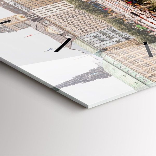 Reloj cuadrado Río Hamburgo, Alemania