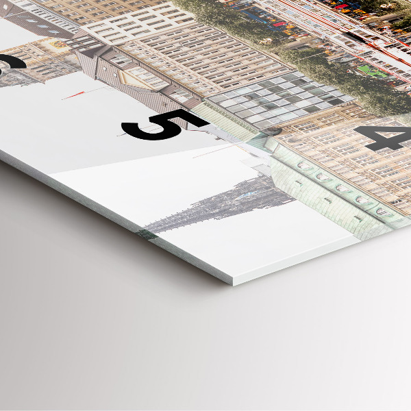 Reloj cuadrado Río Hamburgo, Alemania