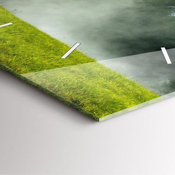 Reloj cuadrado Paisaje de montaña