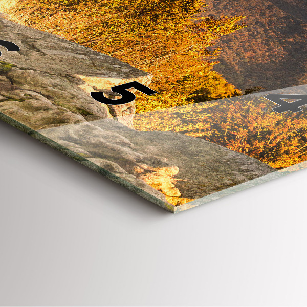 Reloj cuadrado Montañas Bieszczady