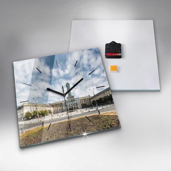 Reloj cuadrado Panorama de Ostrava