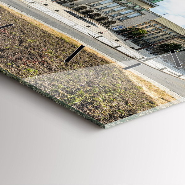 Reloj cuadrado Panorama de Ostrava