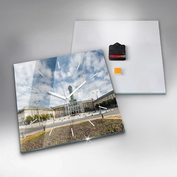 Reloj cuadrado Panorama de Ostrava