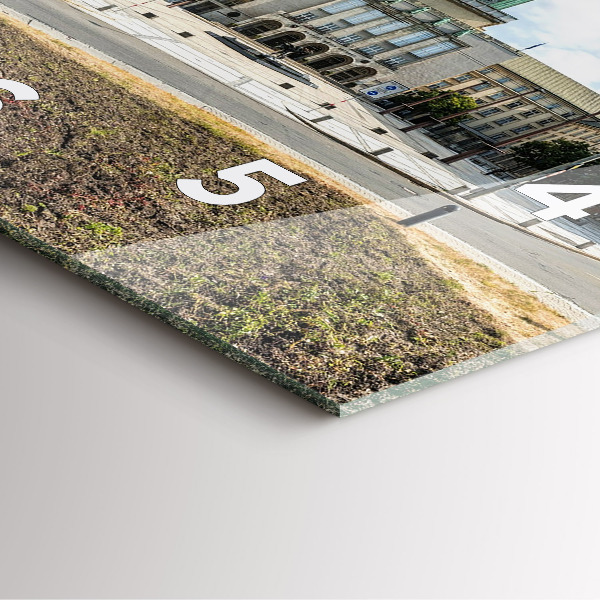 Reloj cuadrado Panorama de Ostrava